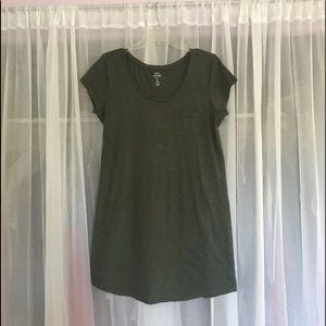 GAP Olive Green T-Shirt Dress